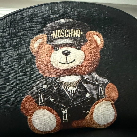 New Moschino Teddy Bear Backpack black medium - Picture 5 of 10
